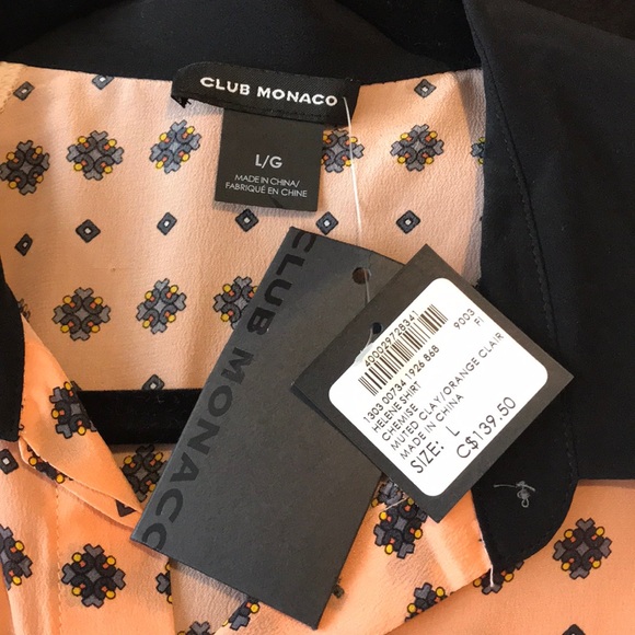 Club Monaco Blouse - excellent NWT condition - Picture 3 of 4